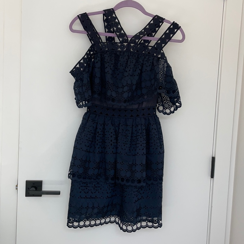 Self portrait dress navy